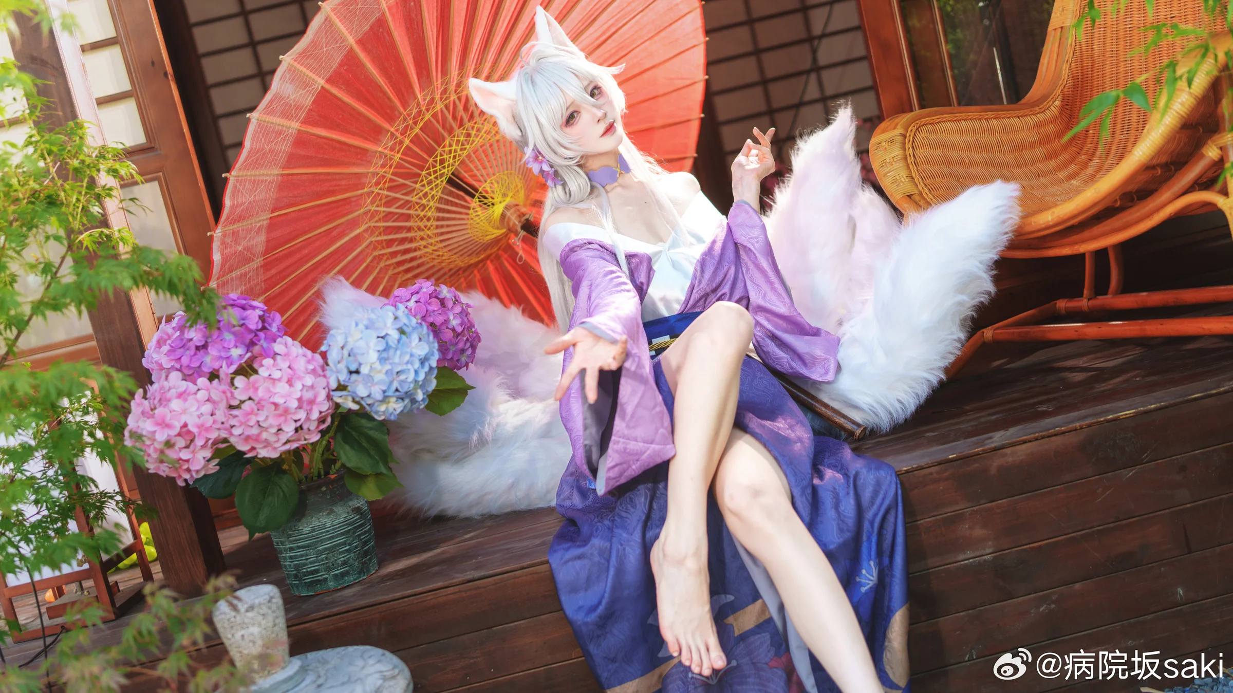 病院坂saki 的白凤 cosplay 写真